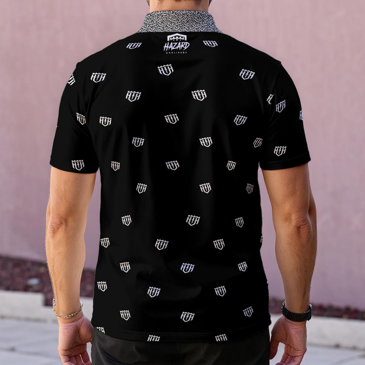 Stronghold — Stealth Black Guardian Performance Polo