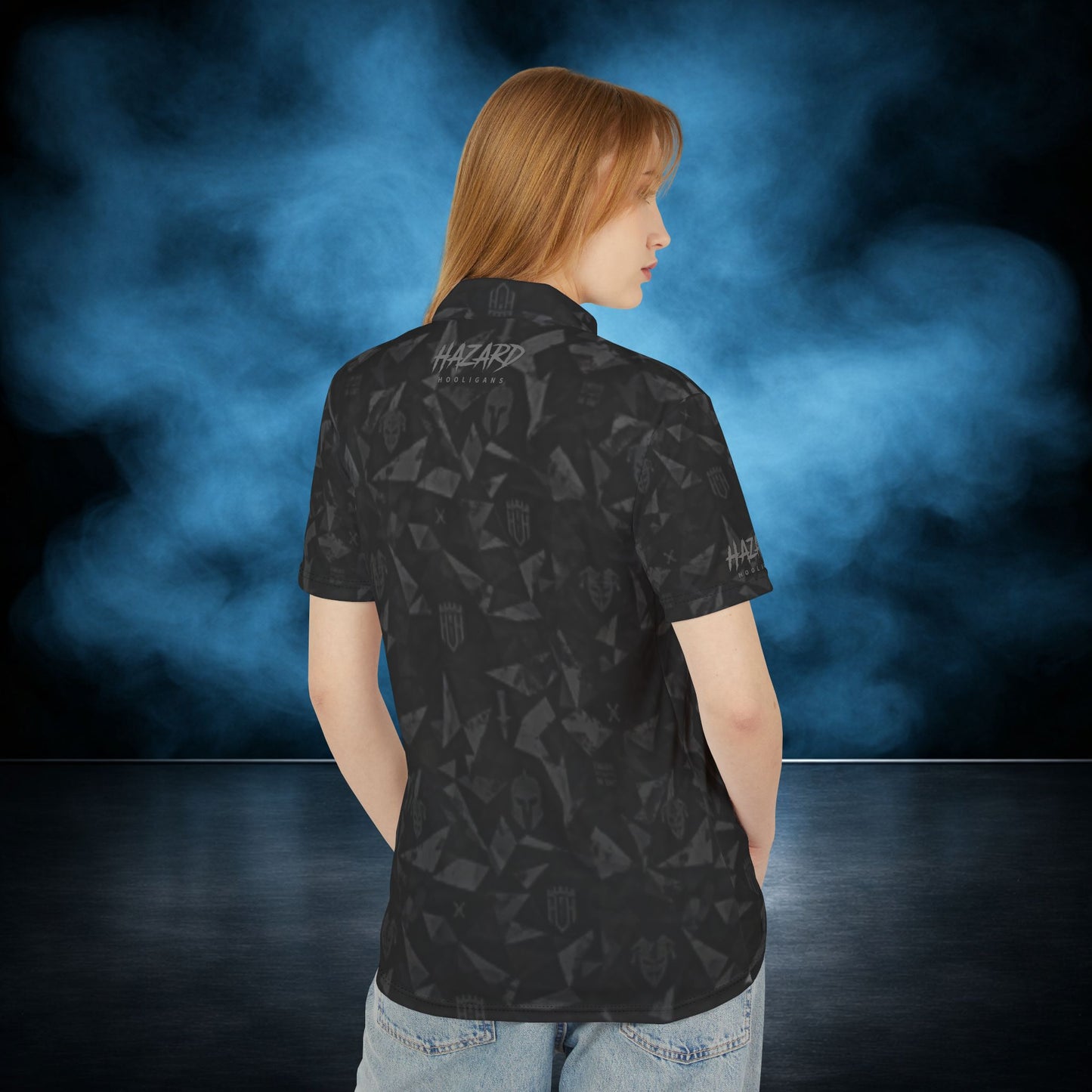 Black Ops — Black Tactical Camo Performance Polo