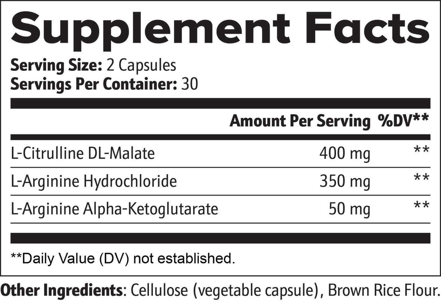 Nitric Oxide – Circulation & Pump Support Formula