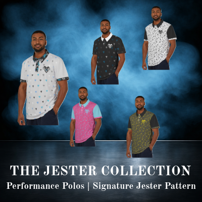 The Jester Performance Polo | Signature Jester Print
