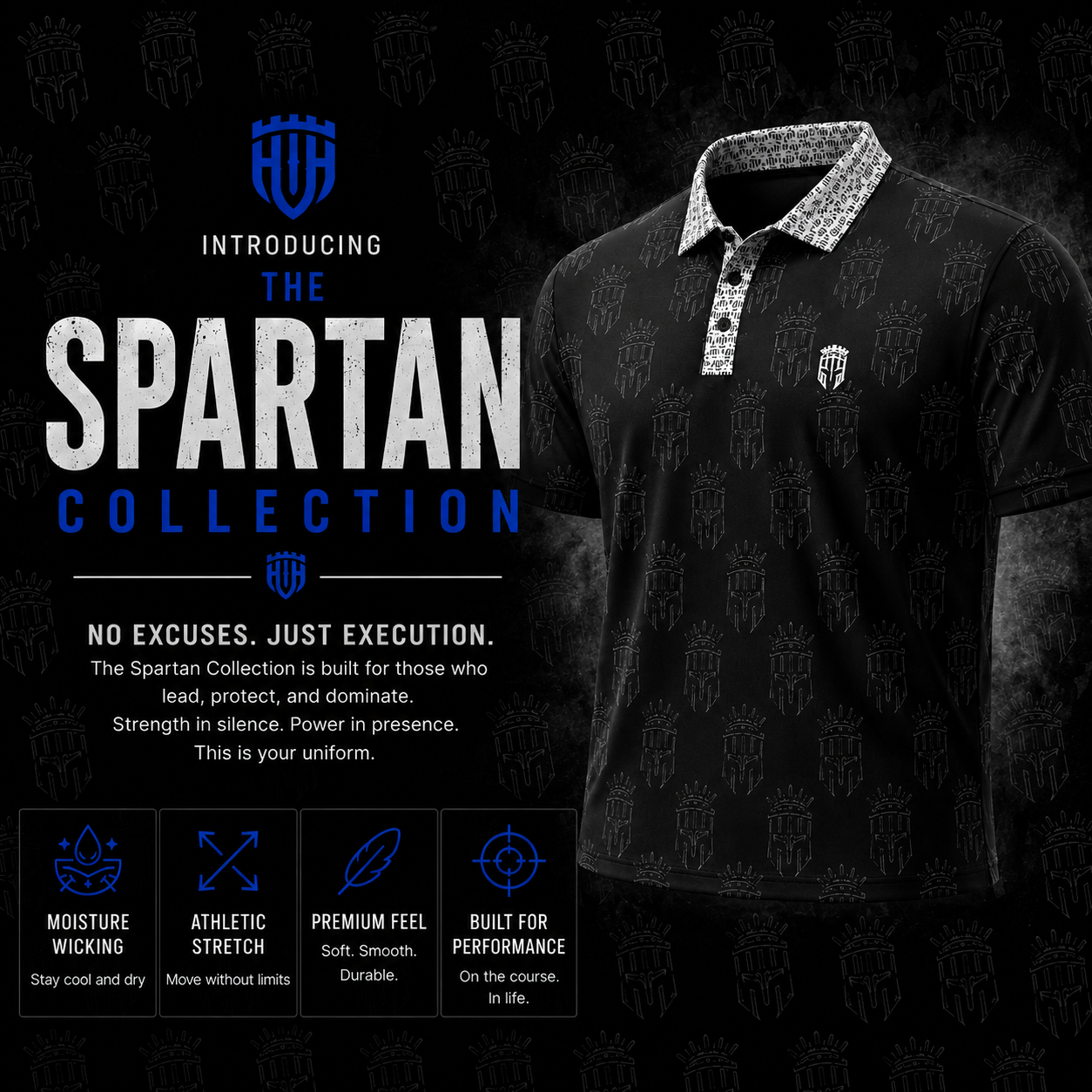 The Spartan Collection | Signature Spartan Performance Polos