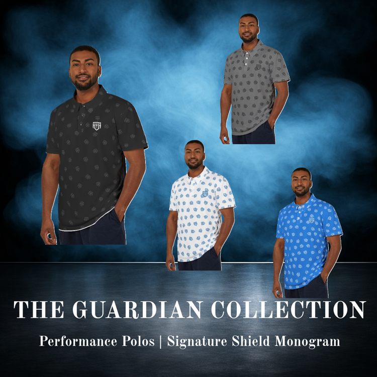 The Guardian Performance Polos | Signature Shield Monogram