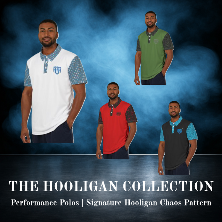 The Hooligan Performance Polos | Signature Hooligan Chaos Pattern