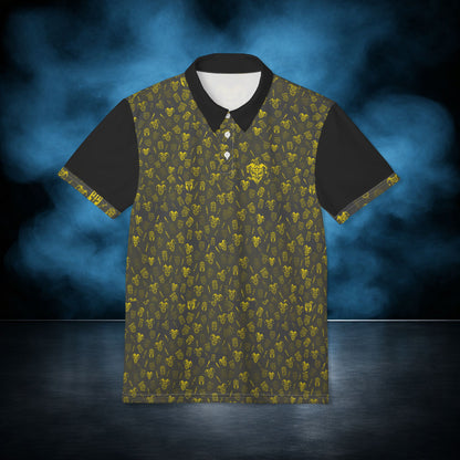 Outlaw — Yellow/Gray Jester Performance Polo