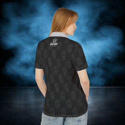 Legion — Black/White Spartan Performance Polo