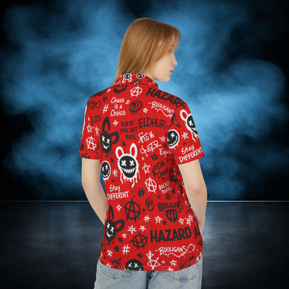 Anarchy — Hazard Graffiti Performance Polo
