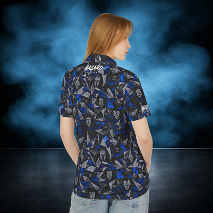 Deepwater — Blue Camo Performance Polo