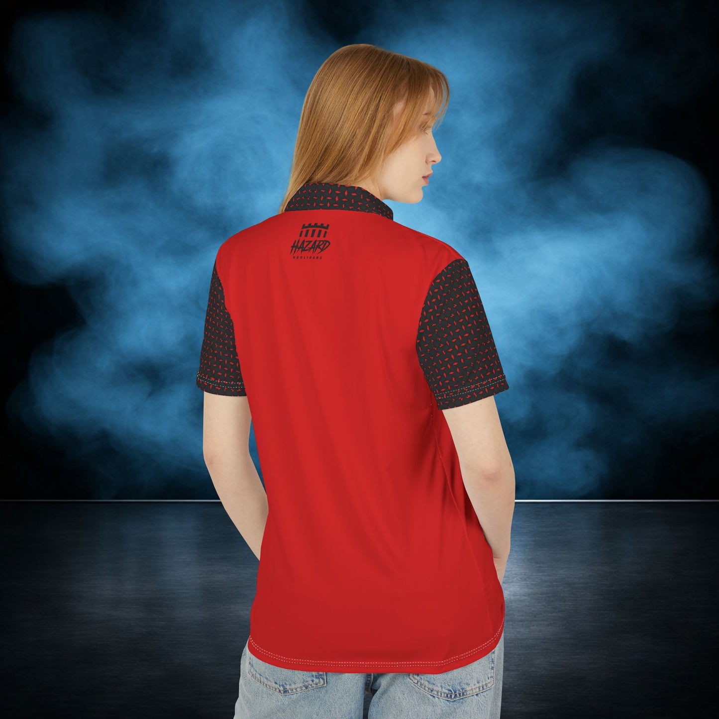 Riot — Red Hooligan Performance Polo