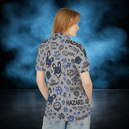 Fallout — Steel Hazard Graffiti Performance Polo