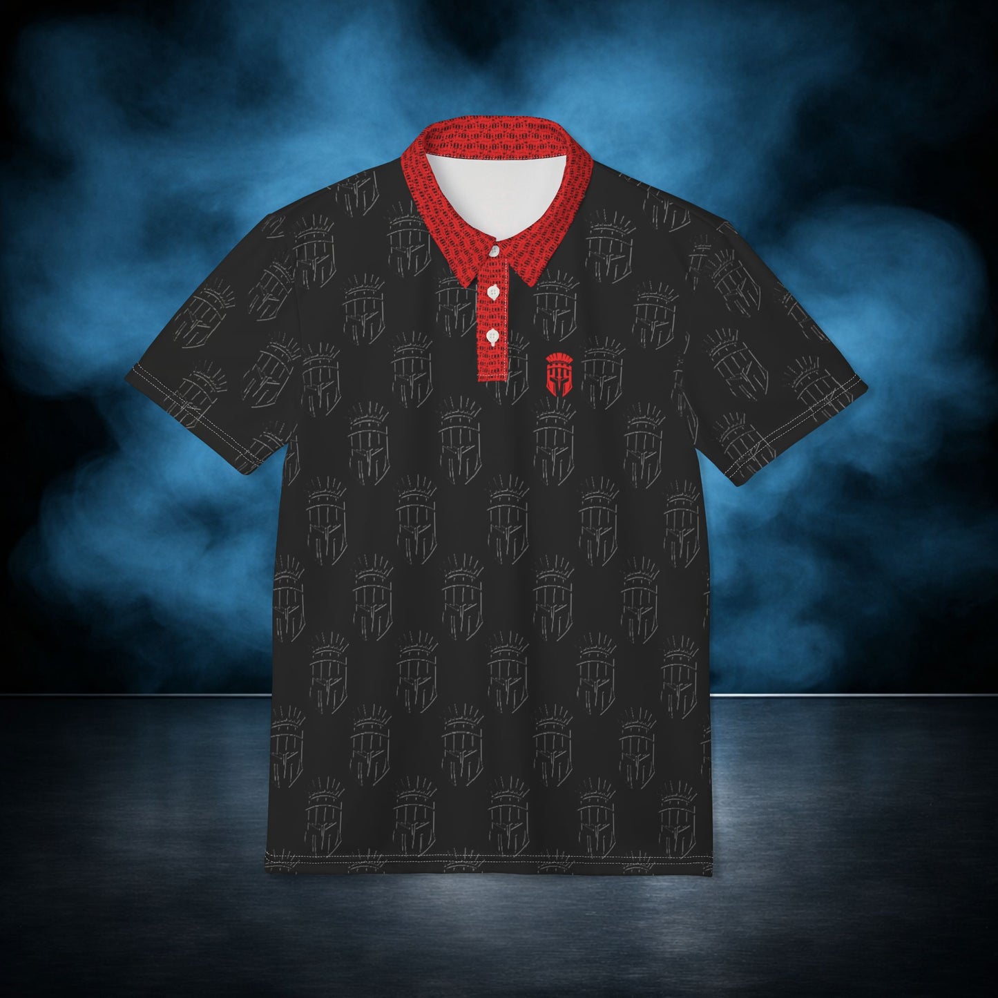 Bloodline — Black/Red Spartan Performance Polo