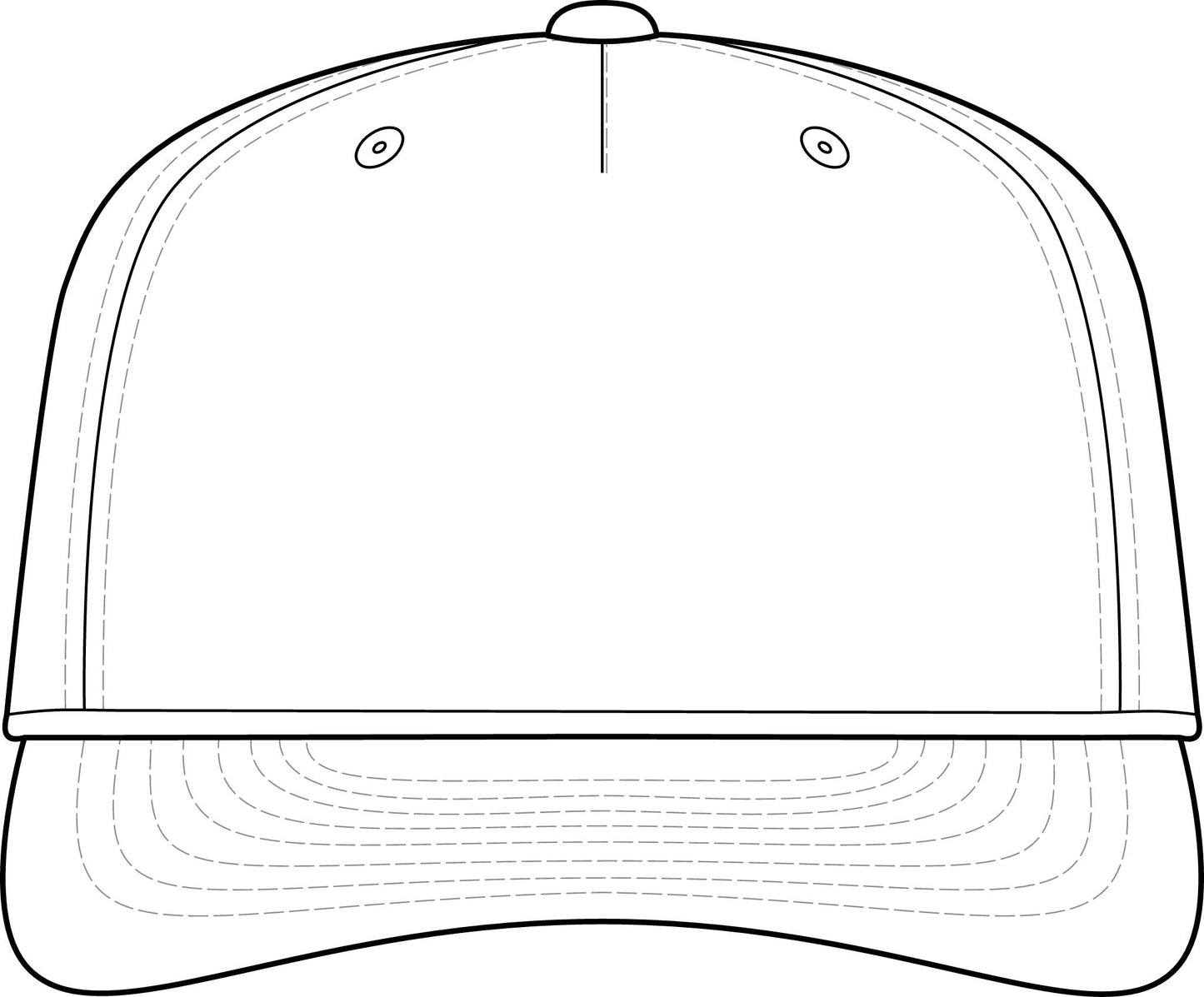 The Hooligan - Embroidered White Snapback