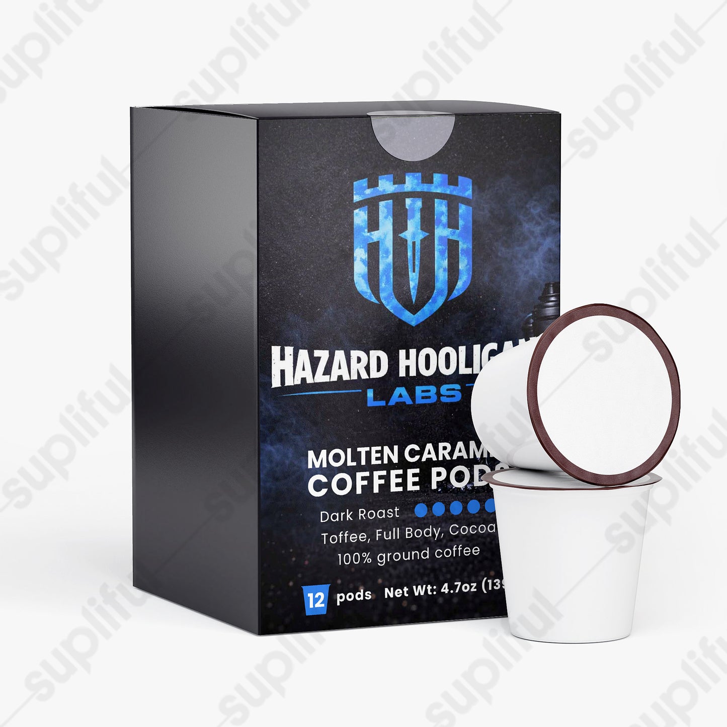 Molten Caramel Coffee Pods – Dark Roast (K‑Cup Compatible)