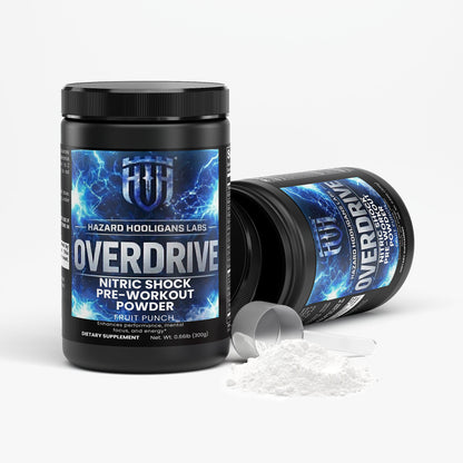 OVERDRIVE – Nitric Shock Pre‑Workout for Max Power & Zero Crash