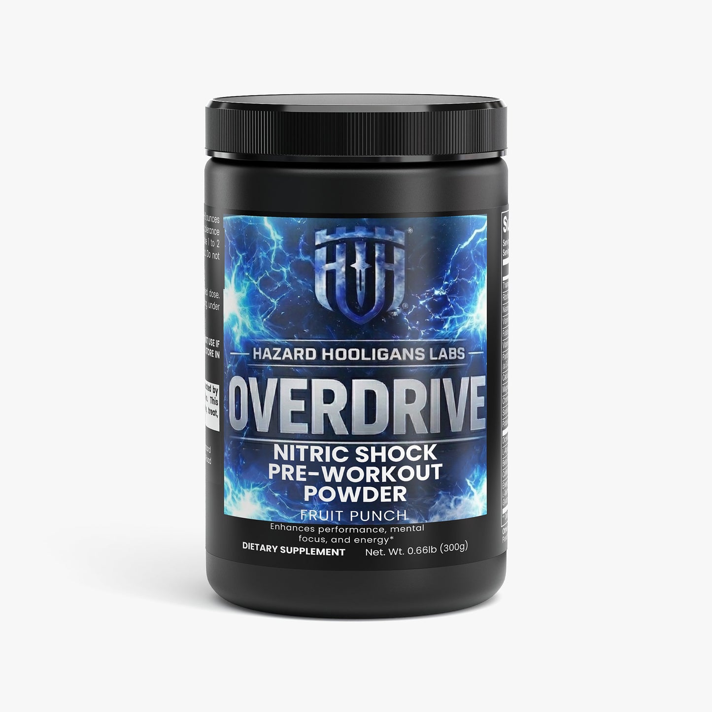 OVERDRIVE – Nitric Shock Pre‑Workout for Max Power & Zero Crash