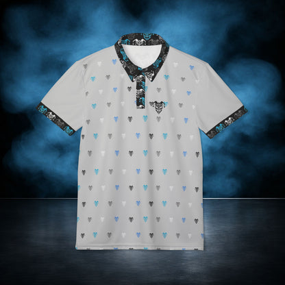 Unhinged — Gray/Black Jester Performance Polo