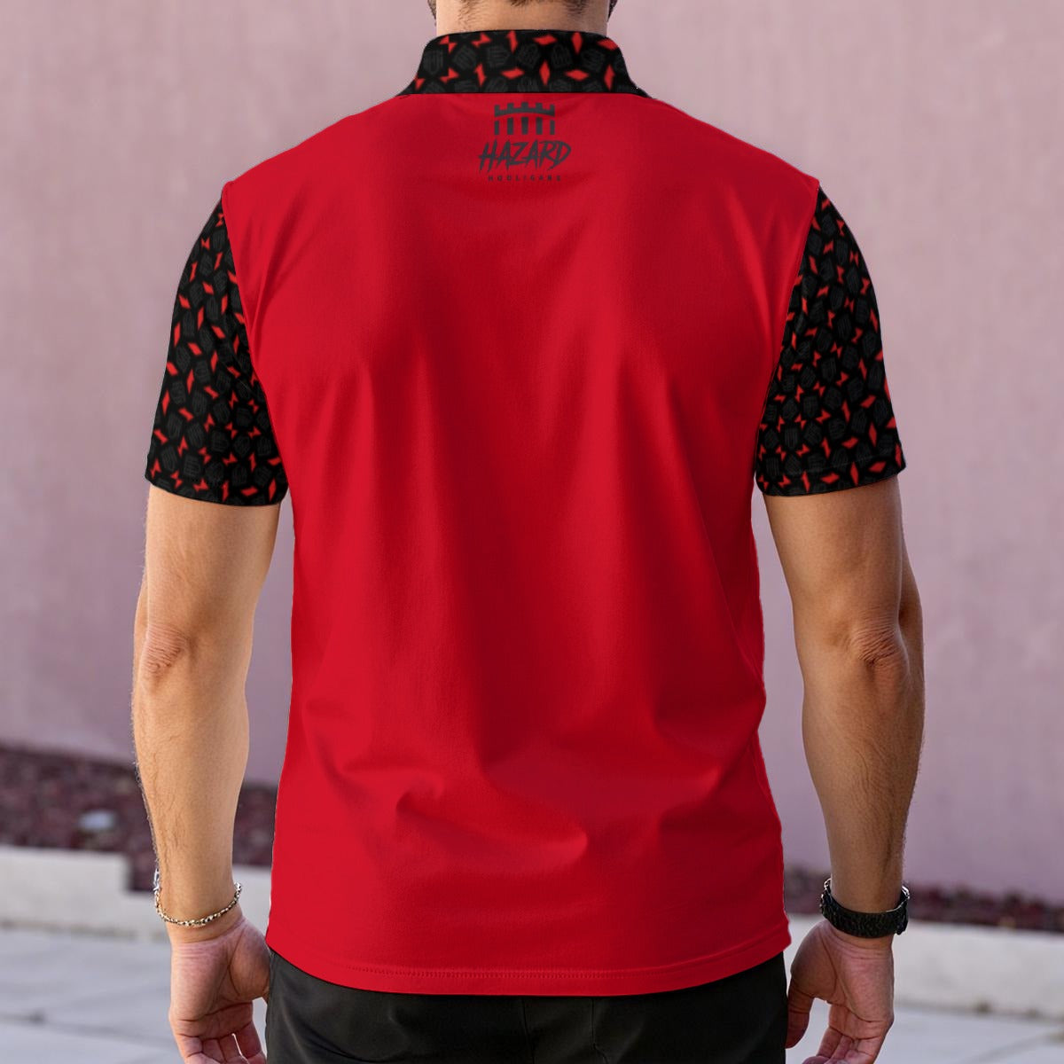 Riot — Red Hooligan Performance Polo
