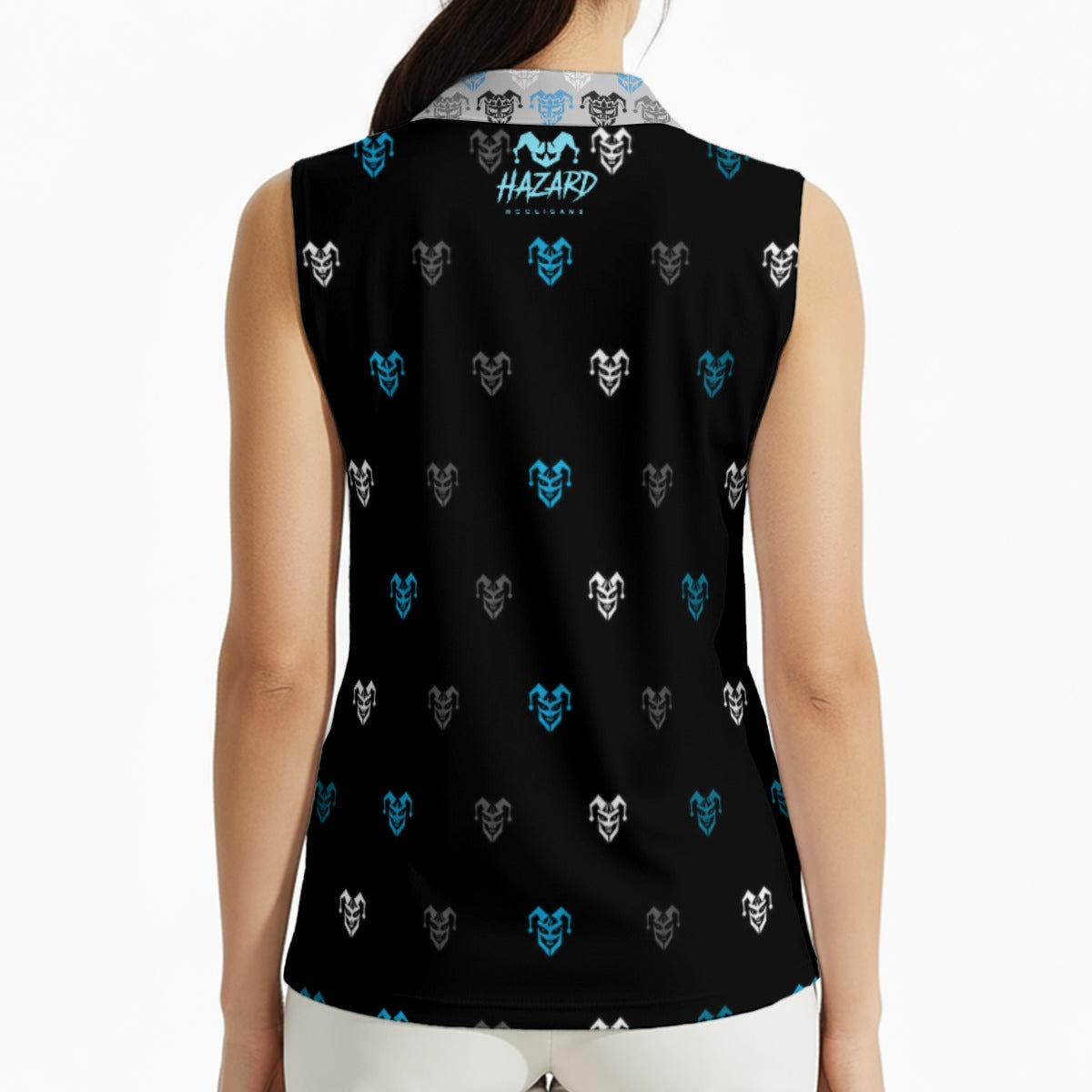 Defiant — Black/gray Women's Jester Performance Polo