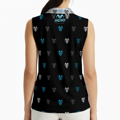 Defiant — Black/gray Women's Jester Performance Polo