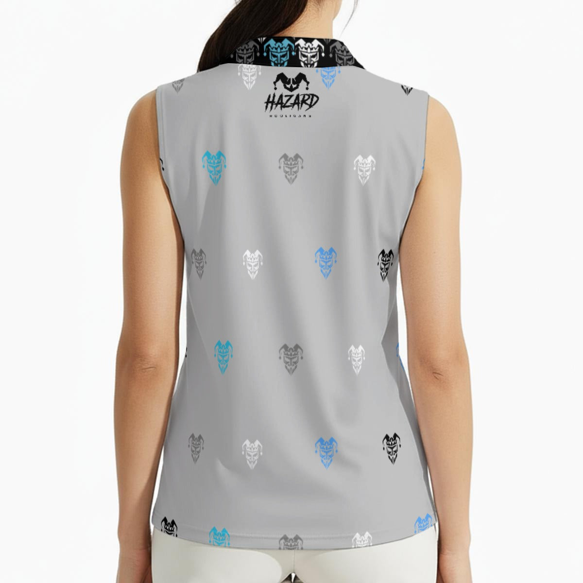 Unleashed — Gray/Black Women's Jester Performance Polo