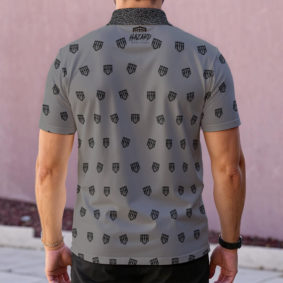 Ironclad — Steel Gray Guardian Performance Polo