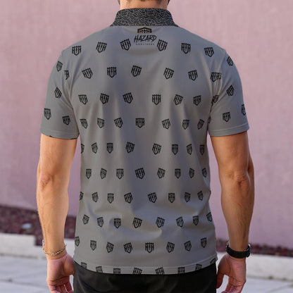 Ironclad — Steel Gray Guardian Performance Polo