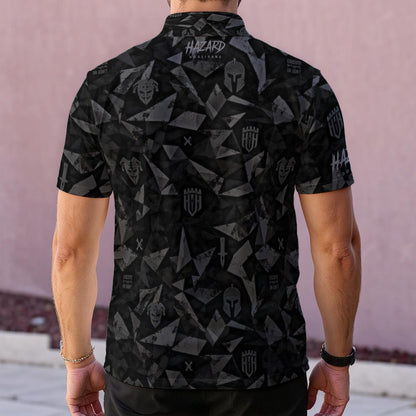 Black Ops — Black Tactical Camo Performance Polo