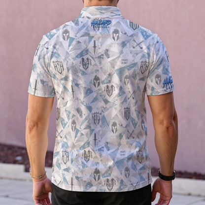 Zero Visibility — Arctic Camo Performance Polo