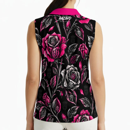 ThornWild - Women's Black/Pink Performance Polo