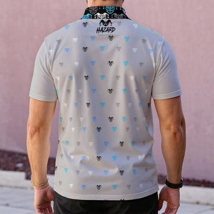Unhinged — Gray/Black Jester Performance Polo