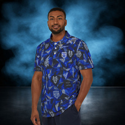 Flashpoint - Blue/Black Camo Performance Polo