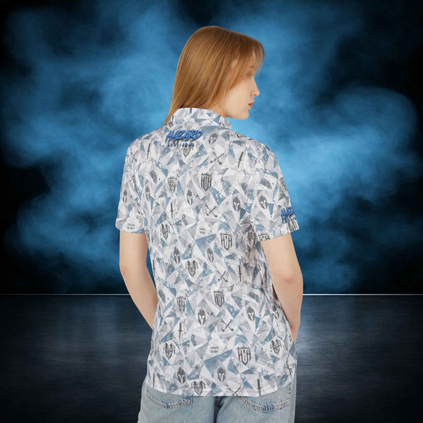 Zero Visibility — Arctic Camo Performance Polo