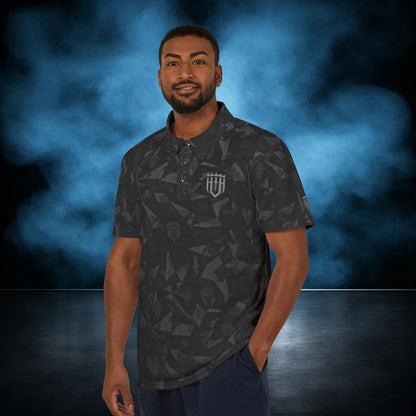 Black Ops — Black Tactical Camo Performance Polo