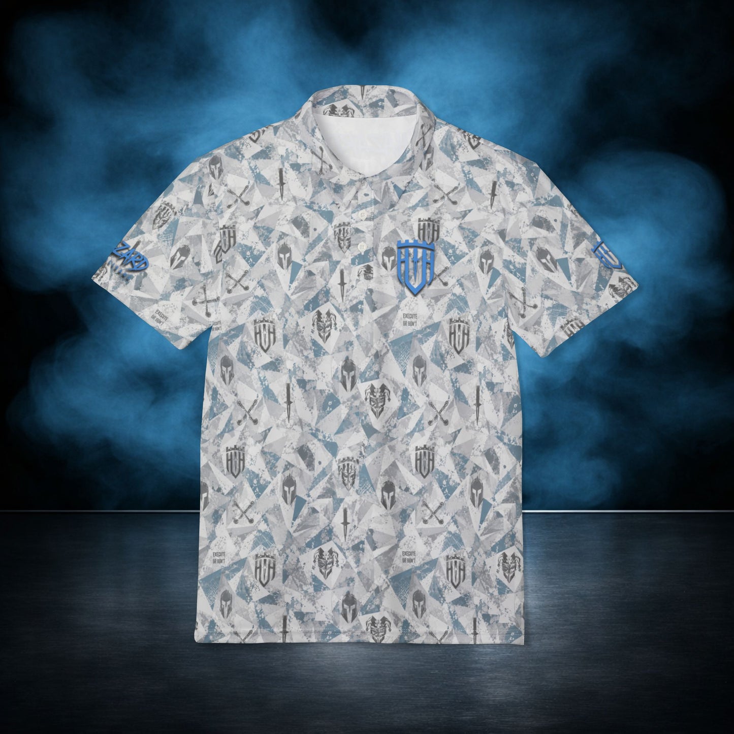 Zero Visibility — Arctic Camo Performance Polo