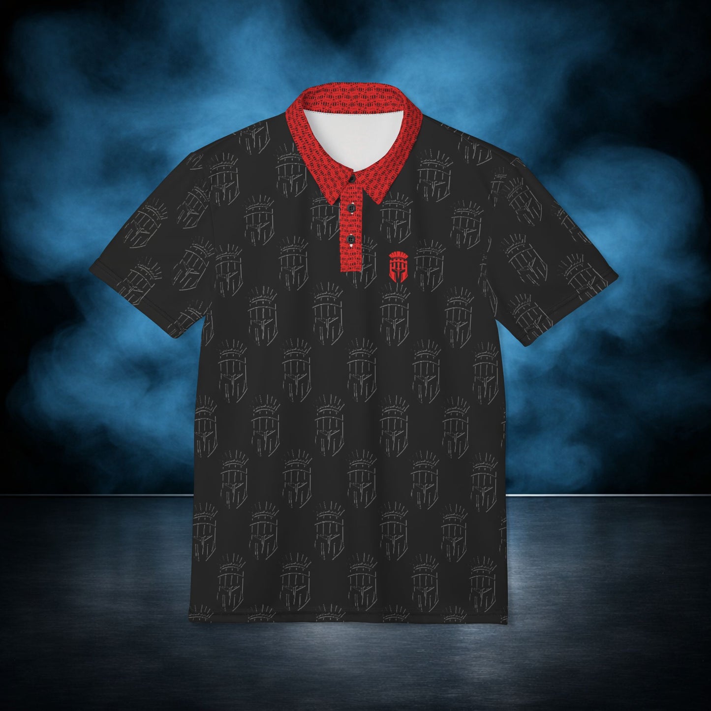 Bloodline — Black/Red Spartan Performance Polo