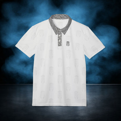 The Guardian Performance Polo | White and Gray