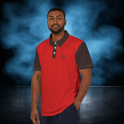 Riot — Red Hooligan Performance Polo