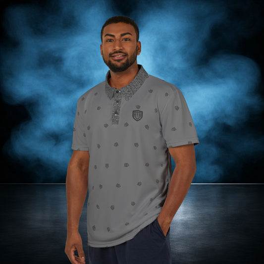 Ironclad — Steel Gray Guardian Performance Polo