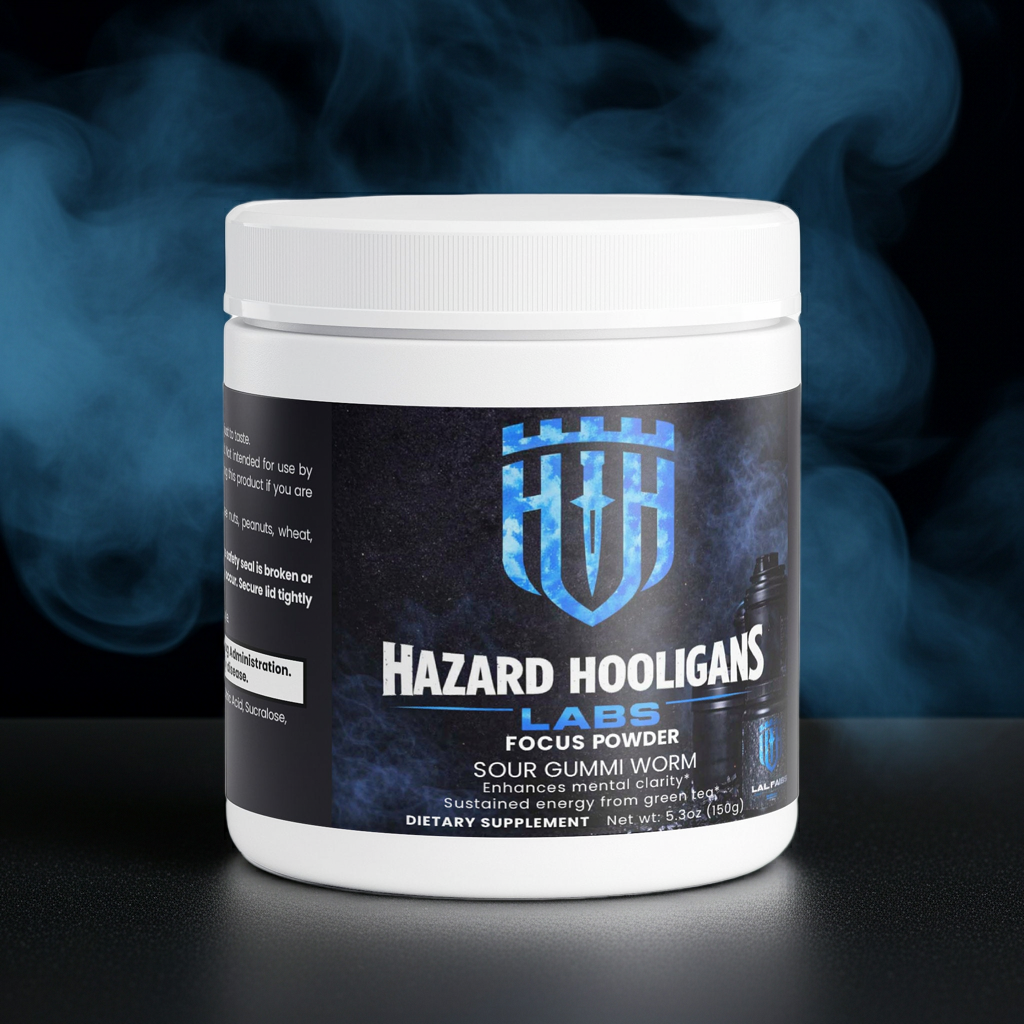 Focus Powder – Sour Gummi Worm Alpha‑GPC + L‑Theanine Blend