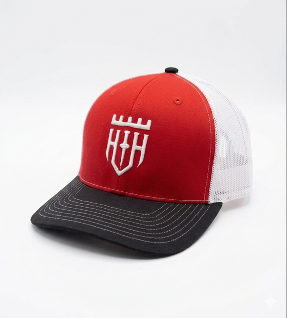 No Excuses Snapback | Hazard Hooligans Red and Black Hat