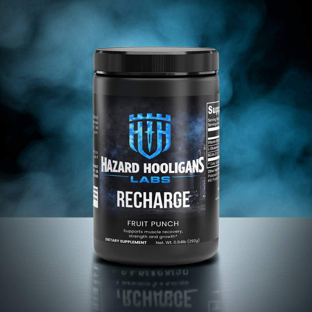 RECHARGE – Fruit Punch BCAA Post‑Workout Powder