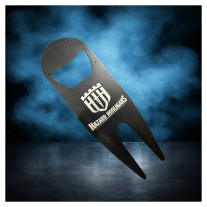 Hazard Hooligans – Stay Dangerous Divot Tool / Bottle Opener